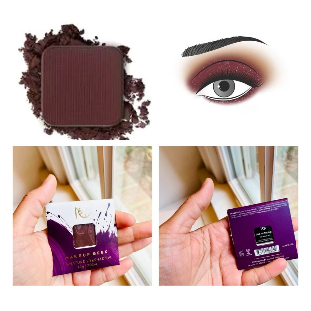 💄GIVE ME THE DIRT💄Makeup Geek Signature Eyeshadow NWT